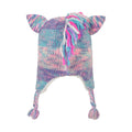 Blue-Pink - Back - Mountain Warehouse Childrens-Kids Unicorn Bomber Hat