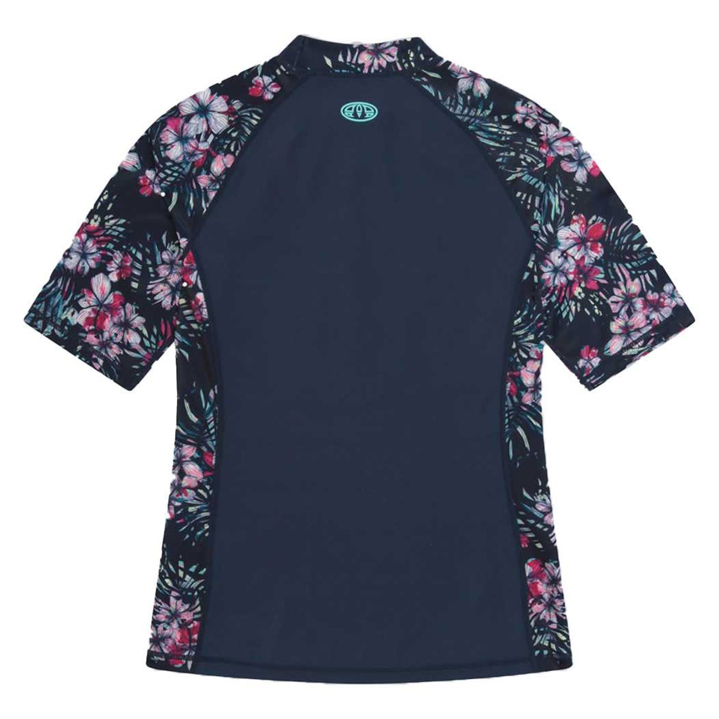 Navy - Back - Animal Womens-Ladies Lucie Recycled Rash Top