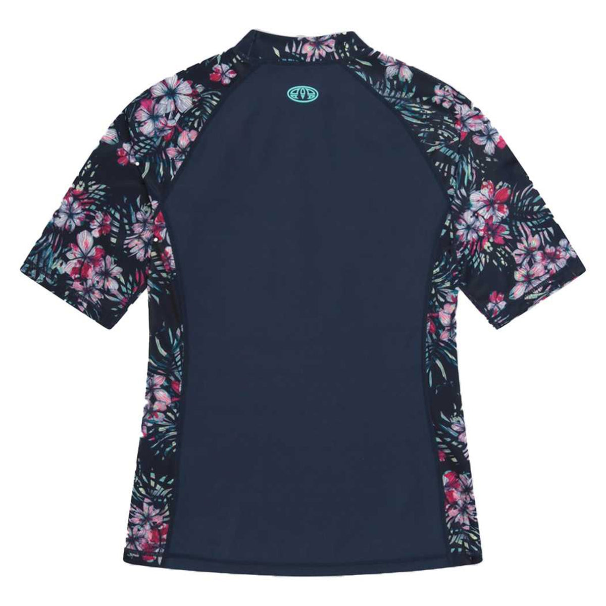 Navy - Back - Animal Womens-Ladies Lucie Recycled Rash Top