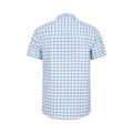 Blue - Back - Mountain Warehouse Mens Checked Easy-Care Shirt