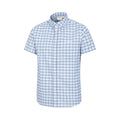 Blue - Lifestyle - Mountain Warehouse Mens Checked Easy-Care Shirt