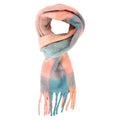 Pink-Blue - Back - Mountain Warehouse Unisex Adult Colour Block Winter Scarf