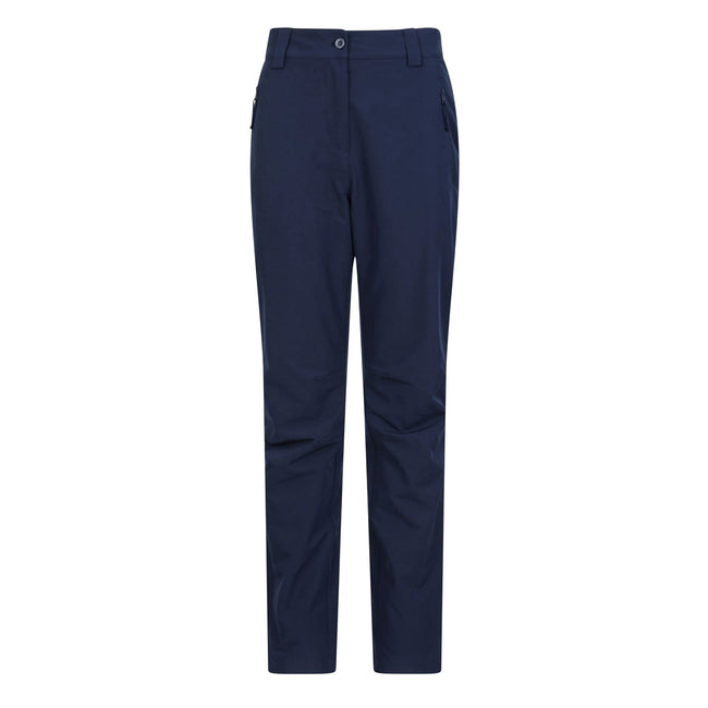 Navy - Front - Mountain Warehouse Womens-Ladies Arctic II Stretch Fleece Lined Regular Trousers