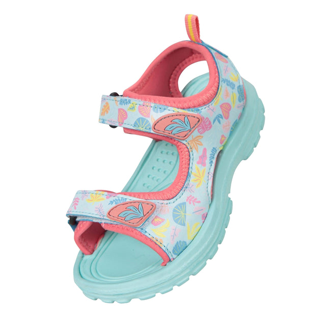 Turquoise - Lifestyle - Mountain Warehouse Childrens-Kids Sand Sandals