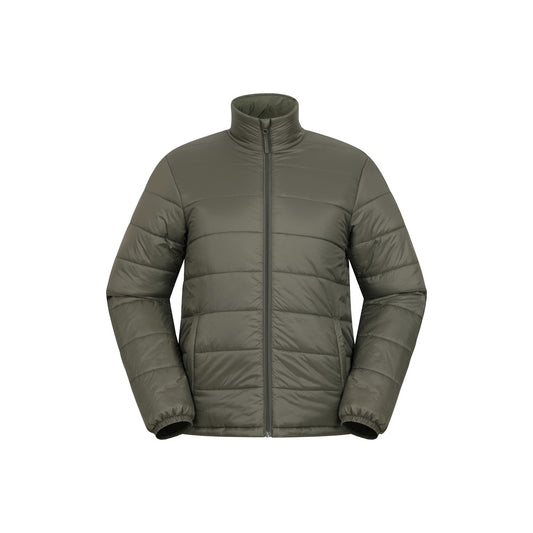 Khaki - Front - Mountain Warehouse Mens Essentials Lightweight Padded Jacket