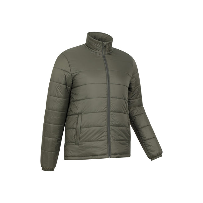 Khaki - Lifestyle - Mountain Warehouse Mens Essentials Lightweight Padded Jacket
