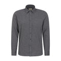 Grey - Front - Mountain Warehouse Mens Bamford Melange Shirt