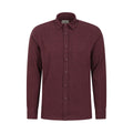 Burgundy - Front - Mountain Warehouse Mens Bamford Melange Shirt