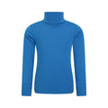Cobalt - Front - Mountain Warehouse Childrens-Kids Talus Roll Neck Long-Sleeved Top