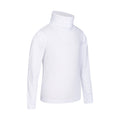 White - Lifestyle - Mountain Warehouse Childrens-Kids Talus Roll Neck Long-Sleeved Top