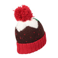 Red-Brown-White - Side - Mountain Warehouse Christmas Pudding Beanie