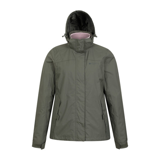 Green - Front - Mountain Warehouse Womens-Ladies Storm 3 in 1 Waterproof Jacket