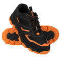 Grey - Pack Shot - Mountain Warehouse Childrens-Kids Approach Running Trainers