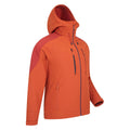 Orange - Lifestyle - Mountain Warehouse Mens Radius Recycled Soft Shell Jacket