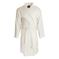 White - Front - Foxbury Mens Waffle Texture Cotton Dressing Gown-Robe