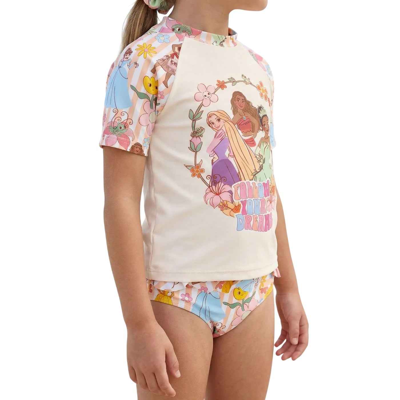 Pink-Multicoloured - Lifestyle - Disney Princess Girls Swim Set