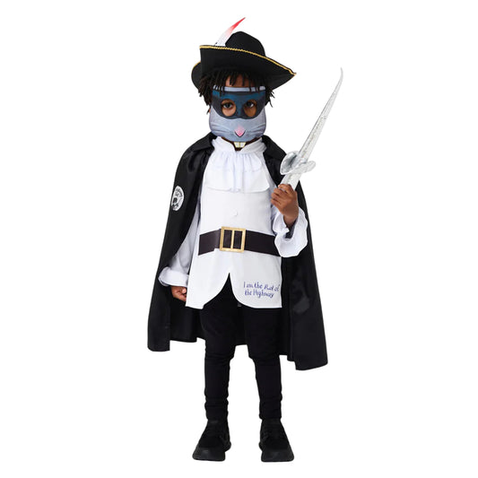Black-White - Front - The Gruffalo Childrens-Kids The Highway Rat Costume