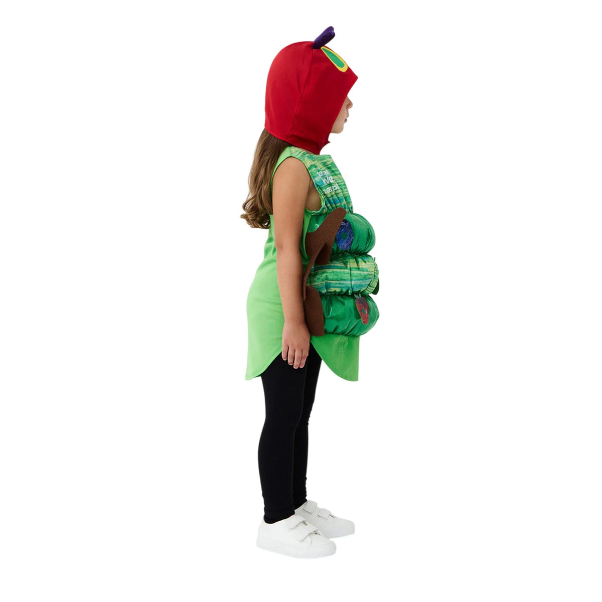 Green - Side - The Very Hungry Caterpillar Childrens-Kids Eric Carle Costume Set
