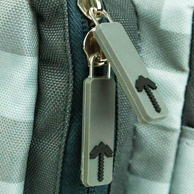 Silver - Side - Minecraft Childrens-Kids Official Silver Mini Backpack