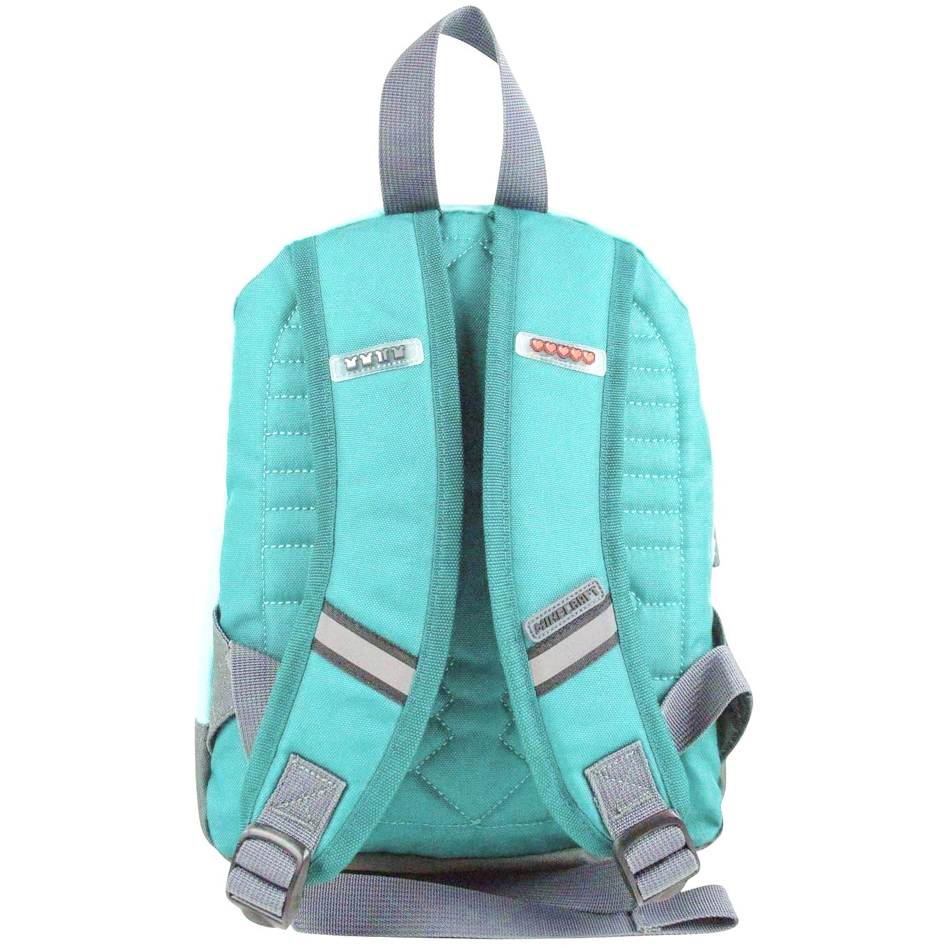 Pixel Blue - Back - Minecraft Childrens-Kids Official Diamond Mini Backpack