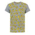 Grey - Front - Pokemon Childrens-Boys All-Over Pikachu Design T-Shirt