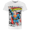 White - Front - Superman Mens T-Shirt