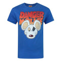 Blue - Front - Danger Mouse Mens Face T-Shirt