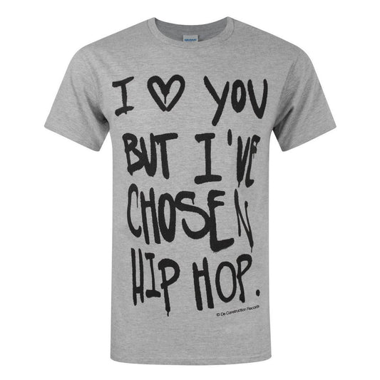 Grey - Front - Deconstruction Records Mens Hip Hop T-Shirt