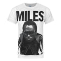 White - Front - Miles Davis Mens Portrait T-Shirt