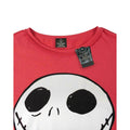 Red - Side - Nightmare Before Christmas Womens-Ladies Jack Reverse Seam T-Shirt