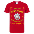 Red - Front - Rick And Morty Mens Szechuan Dipping Sauce T-Shirt