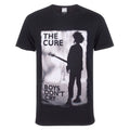 Black - Front - Amplified The Cure Mens Boys Don`t Cry T-Shirt