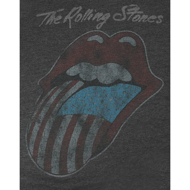 Black - Back - Amplified Official Mens Rolling Stones USA Tour 2 T-Shirt