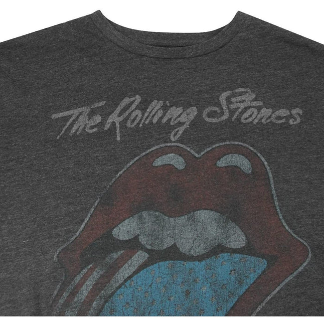 Black - Side - Amplified Official Mens Rolling Stones USA Tour 2 T-Shirt