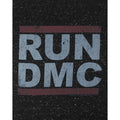 Charcoal - Side - Amplified Womens-Ladies Run DMC Logo Speckled Sweater