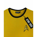 Yellow - Side - Star Trek Official Mens Command Uniform T-Shirt
