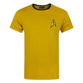Yellow - Front - Star Trek Official Mens Command Uniform T-Shirt