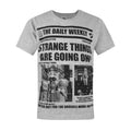 Grey - Front - Strange Hill High Official Boys Photographic T-Shirt