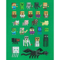Green - Side - Minecraft Official Boys Sprites Characters T-Shirt