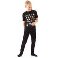 Black - Back - Minecraft Official Boys Sprites Characters T-Shirt