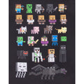 Black - Lifestyle - Minecraft Official Boys Sprites Characters T-Shirt