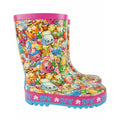 Multicoloured - Side - Shopkins Official Girls All Over Print Character Wellies