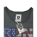 Charcoal - Lifestyle - Amplified Womens-Ladies Run DMC USA Diamante T-Shirt