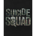 Black - Side - Suicide Squad Womens-Ladies Logo T-Shirt