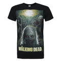 Black - Front - Walking Dead Official Mens Poster T-Shirt