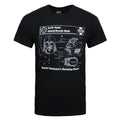Black - Front - Star Wars Official Mens Haynes Darth Vader T-Shirt