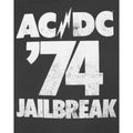 Charcoal - Back - Amplified Womens-Ladies AC-DC Jailbreak 74 T-Shirt