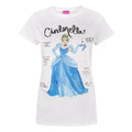 White - Front - Disney Womens-Ladies Cinderella T-Shirt