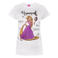 White - Front - Disney Womens-Ladies Tangled Rapunzel T-Shirt