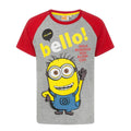 Multicoloured - Front - Despicable Me Childrens Boys Yellow Bello Minion T-Shirt